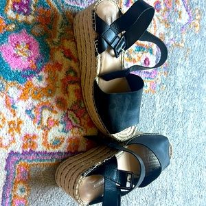 Antonio Melani Black Espadrilles